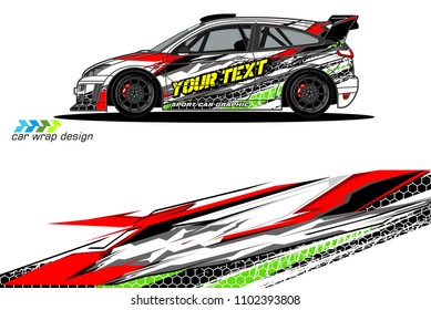 
car graphic background vector. abstract racing livery design for vehicle vinyl wrap 