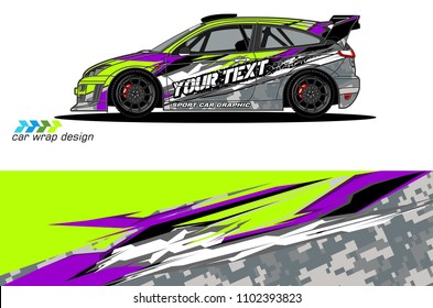 
car graphic background vector. abstract racing livery design for vehicle vinyl wrap 