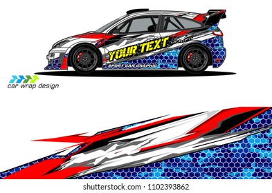 
car graphic background vector. abstract racing livery design for vehicle vinyl wrap 