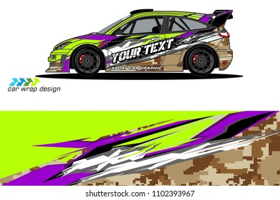 
car graphic background vector. abstract racing livery design for vehicle vinyl wrap 