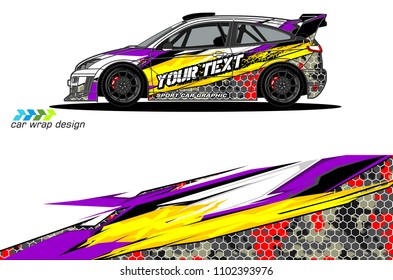 
car graphic background vector. abstract racing livery design for vehicle vinyl wrap 