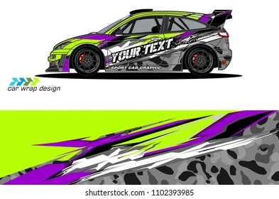 
car graphic background vector. abstract racing livery design for vehicle vinyl wrap 