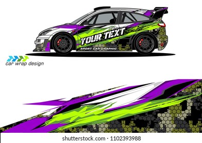 
car graphic background vector. abstract racing livery design for vehicle vinyl wrap 