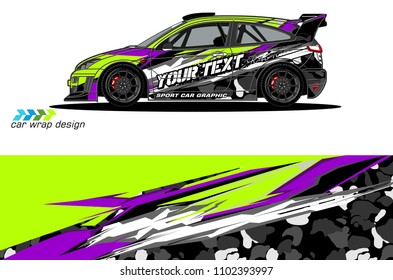 
car graphic background vector. abstract racing livery design for vehicle vinyl wrap 