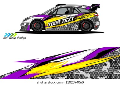 
car graphic background vector. abstract racing livery design for vehicle vinyl wrap 