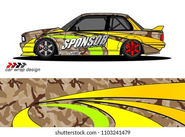 car graphic background vector. abstract racing livery design for vehicle vinyl wrap 
