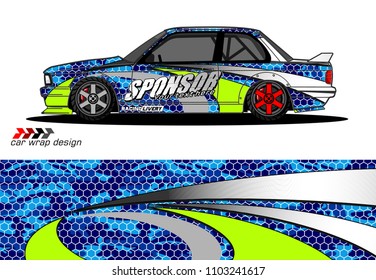 car graphic background vector. abstract racing livery design for vehicle vinyl wrap 

