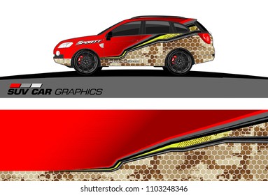 car graphic background vector. abstract racing livery design for vehicle vinyl wrap 