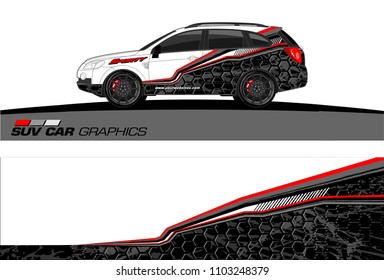 car graphic background vector. abstract racing livery design for vehicle vinyl wrap 