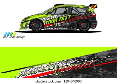 car graphic background vector. abstract racing livery design for vehicle vinyl wrap 