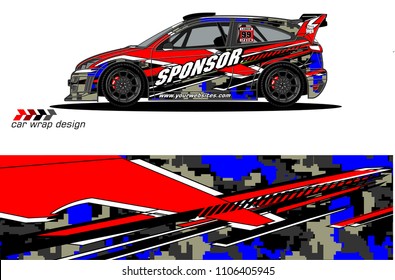 car graphic background vector. abstract racing livery design for vehicle vinyl wrap 