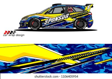 car graphic background vector. abstract racing livery design for vehicle vinyl wrap 