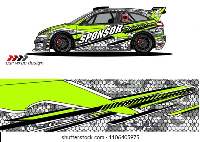 car graphic background vector. abstract racing livery design for vehicle vinyl wrap 