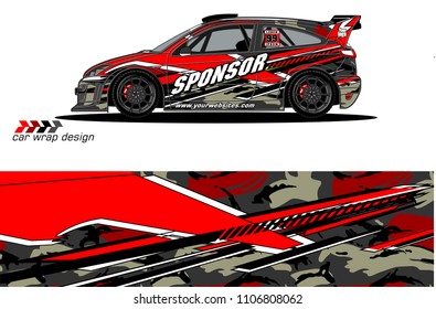 
car graphic background vector. abstract racing livery design for vehicle vinyl wrap 