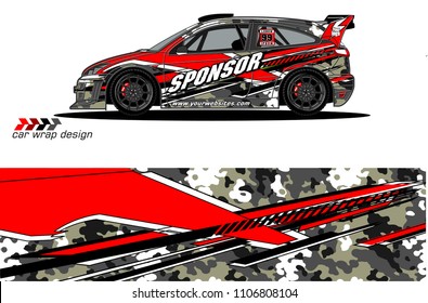 
car graphic background vector. abstract racing livery design for vehicle vinyl wrap 
