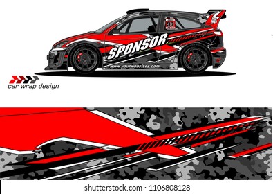 
car graphic background vector. abstract racing livery design for vehicle vinyl wrap 