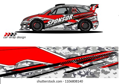 
car graphic background vector. abstract racing livery design for vehicle vinyl wrap 