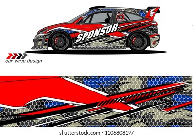 
car graphic background vector. abstract racing livery design for vehicle vinyl wrap 