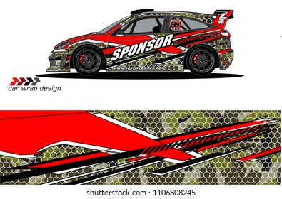 
car graphic background vector. abstract racing livery design for vehicle vinyl wrap 