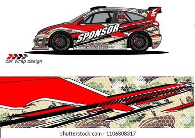 
car graphic background vector. abstract racing livery design for vehicle vinyl wrap 