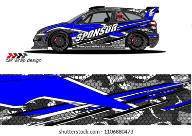 car graphic background vector. abstract racing livery design for vehicle vinyl wrap 