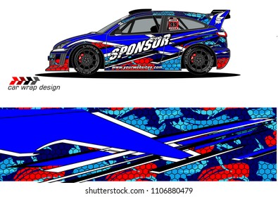 car graphic background vector. abstract racing livery design for vehicle vinyl wrap 