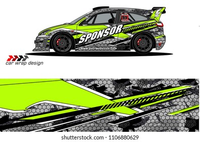 car graphic background vector. abstract racing livery design for vehicle vinyl wrap 