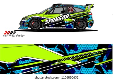 car graphic background vector. abstract racing livery design for vehicle vinyl wrap 