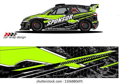 car graphic background vector. abstract racing livery design for vehicle vinyl wrap 