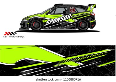 car graphic background vector. abstract racing livery design for vehicle vinyl wrap 