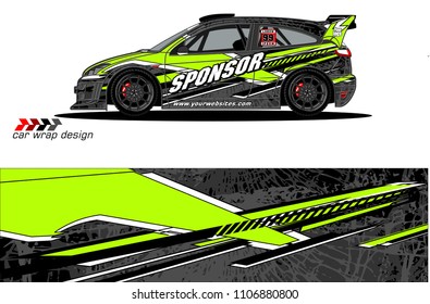 car graphic background vector. abstract racing livery design for vehicle vinyl wrap 