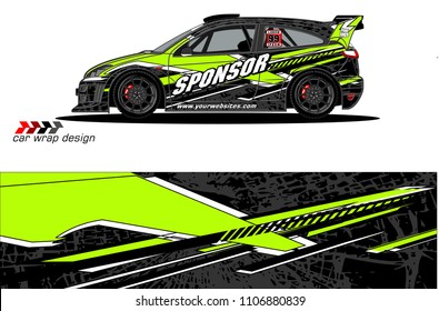 car graphic background vector. abstract racing livery design for vehicle vinyl wrap