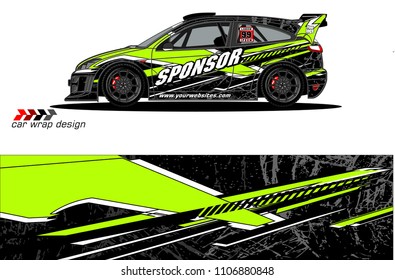 car graphic background vector. abstract racing livery design for vehicle vinyl wrap 