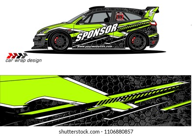 car graphic background vector. abstract racing livery design for vehicle vinyl wrap 