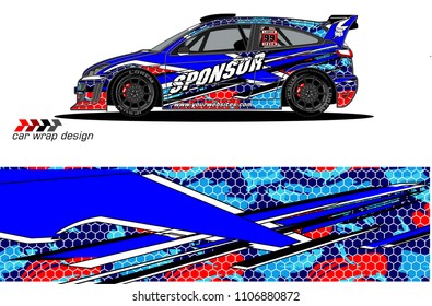 car graphic background vector. abstract racing livery design for vehicle vinyl wrap 