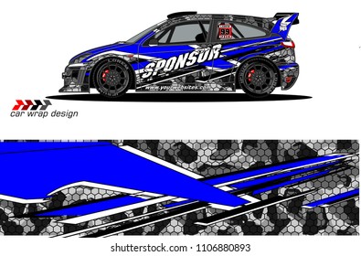 car graphic background vector. abstract racing livery design for vehicle vinyl wrap 