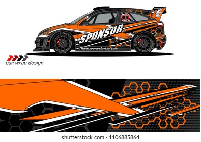 car graphic background vector. abstract racing livery design for vehicle vinyl wrap 