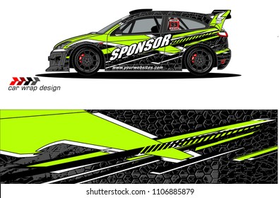 car graphic background vector. abstract racing livery design for vehicle vinyl wrap 