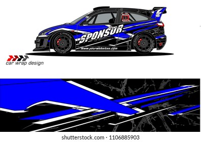 car graphic background vector. abstract racing livery design for vehicle vinyl wrap 
