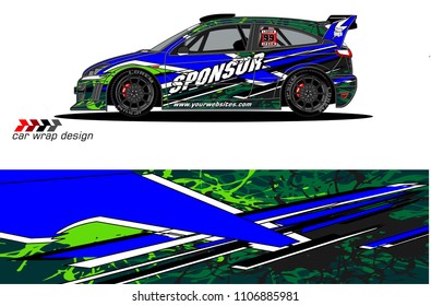 car graphic background vector. abstract racing livery design for vehicle vinyl wrap 