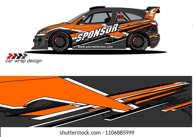 car graphic background vector. abstract racing livery design for vehicle vinyl wrap 