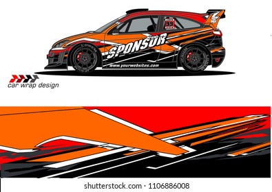 car graphic background vector. abstract racing livery design for vehicle vinyl wrap 