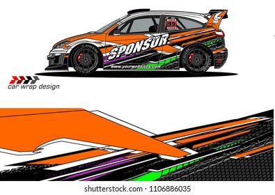 car graphic background vector. abstract racing livery design for vehicle vinyl wrap 