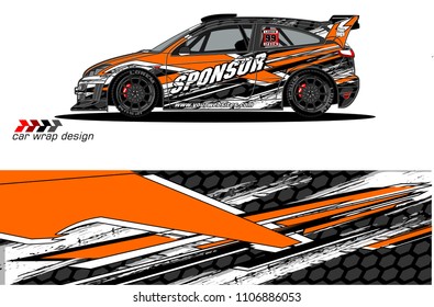car graphic background vector. abstract racing livery design for vehicle vinyl wrap 