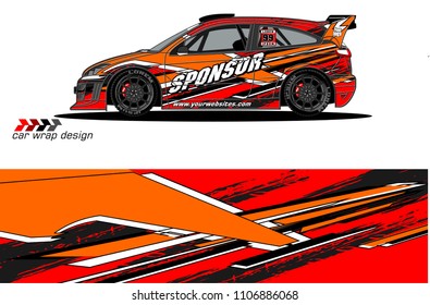 car graphic background vector. abstract racing livery design for vehicle vinyl wrap 