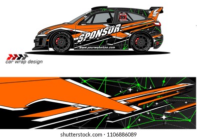 car graphic background vector. abstract racing livery design for vehicle vinyl wrap 