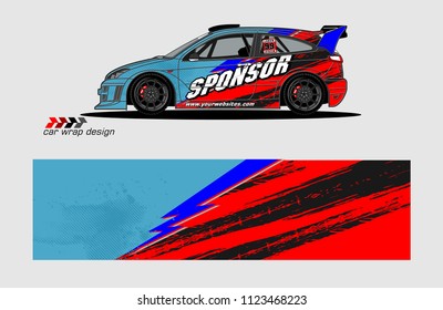 car graphic background vector. abstract racing livery design for vehicle vinyl wrap 