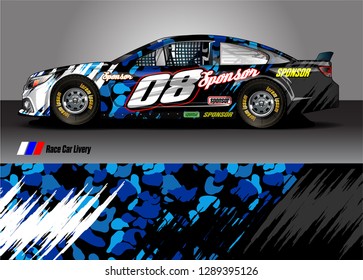 car graphic background vector. abstract racing livery design for vehicle vinyl wrap 