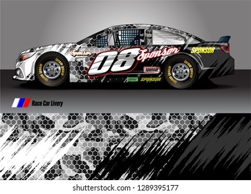 car graphic background vector. abstract racing livery design for vehicle vinyl wrap 