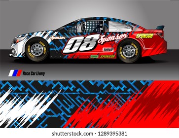 car graphic background vector. abstract racing livery design for vehicle vinyl wrap 